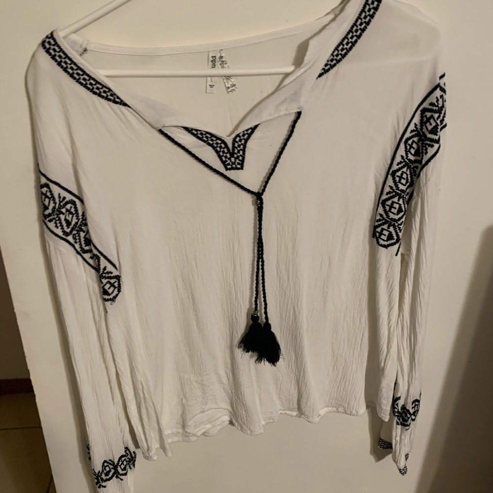Long Sleeve Blouse. Size L